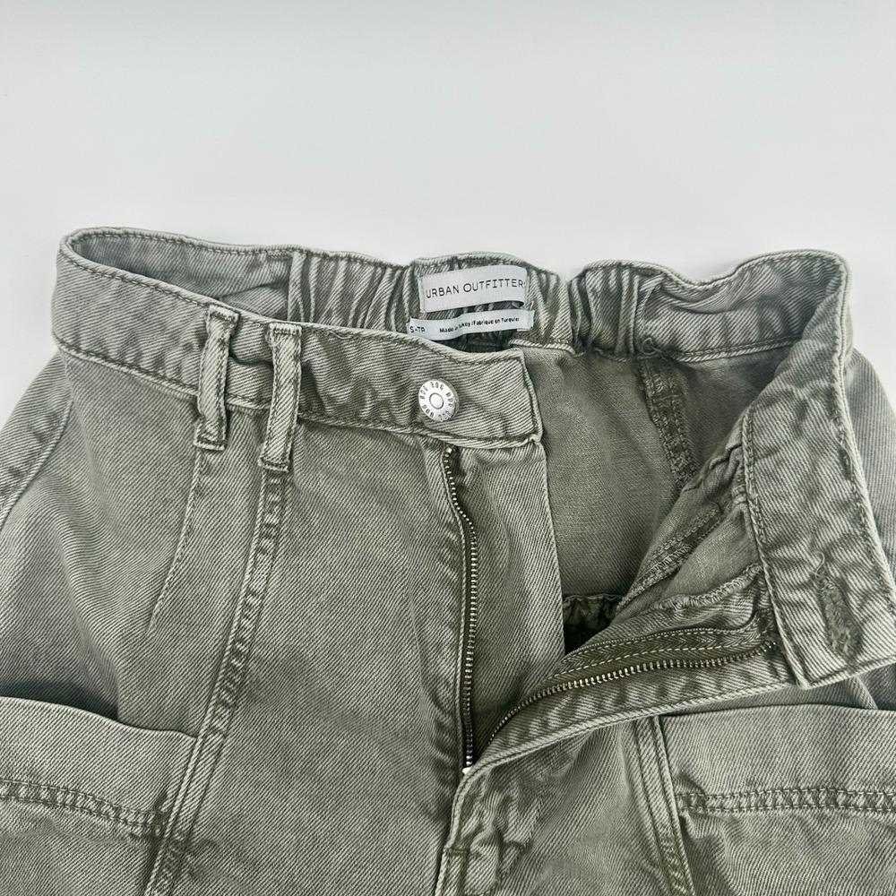 Urban Outfitters Jeans Womens XS Gray Denim Cargo Utility Pockets Outdoor - Picture 5 of 10